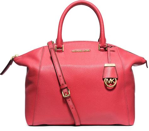 michael kors riley medium satchel watermelon|MICHAEL Michael Kors Women's Riley Medium Satchel, .